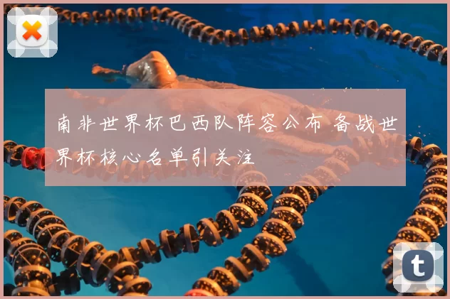 南非世界杯巴西队阵容公布 备战世界杯核心名单引关注